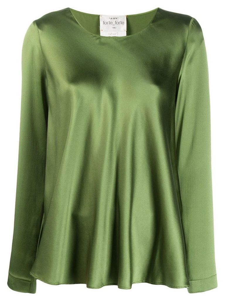Forte Forte satin blouse - Green