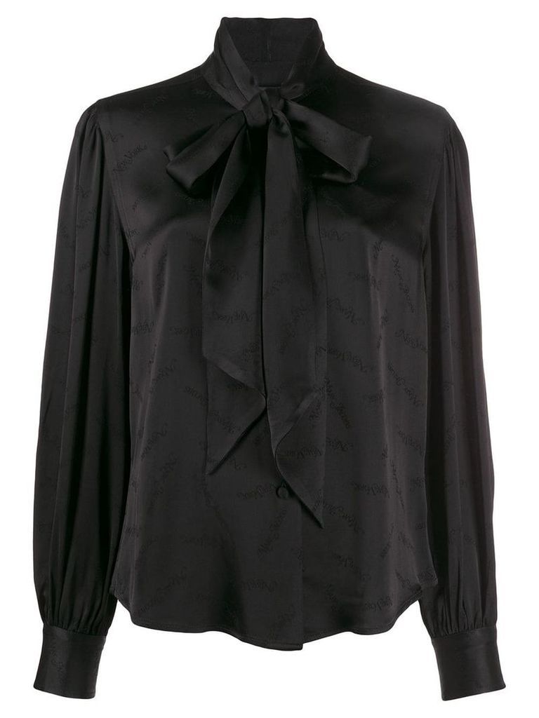 Marc Jacobs pussy bow blouse - Black