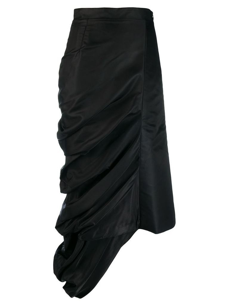 Y/Project ruched asymmetric skirt - Black