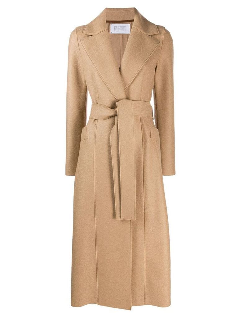 Harris Wharf London belted trench coat - Neutrals