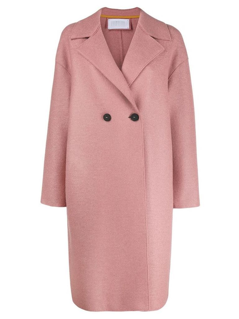 Harris Wharf London double-breasted coat - PINK