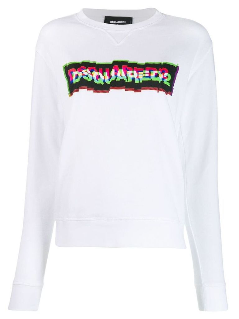 Dsquared2 3D logo print sweatshirt - White