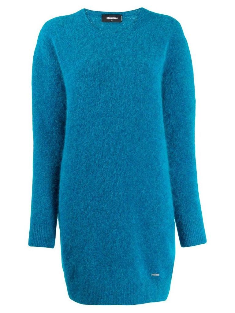 Dsquared2 slouchy sweater dress - Blue