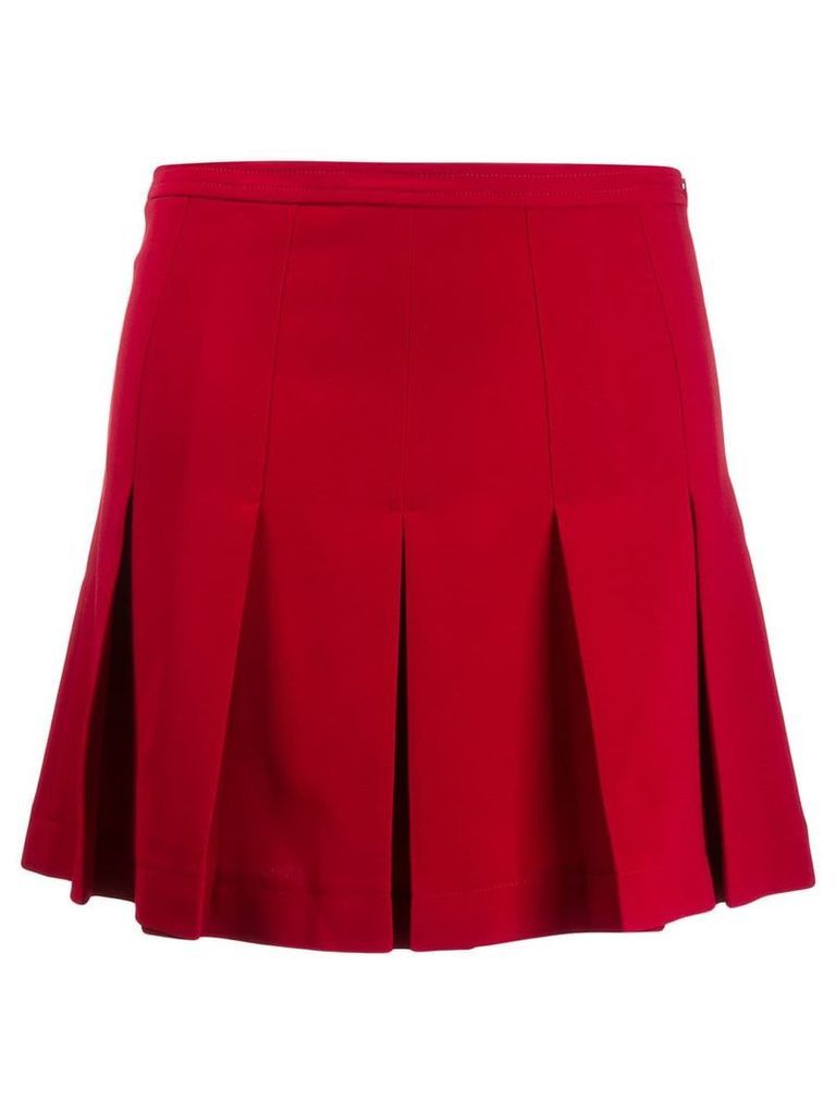 Red Valentino pleated mini skirt