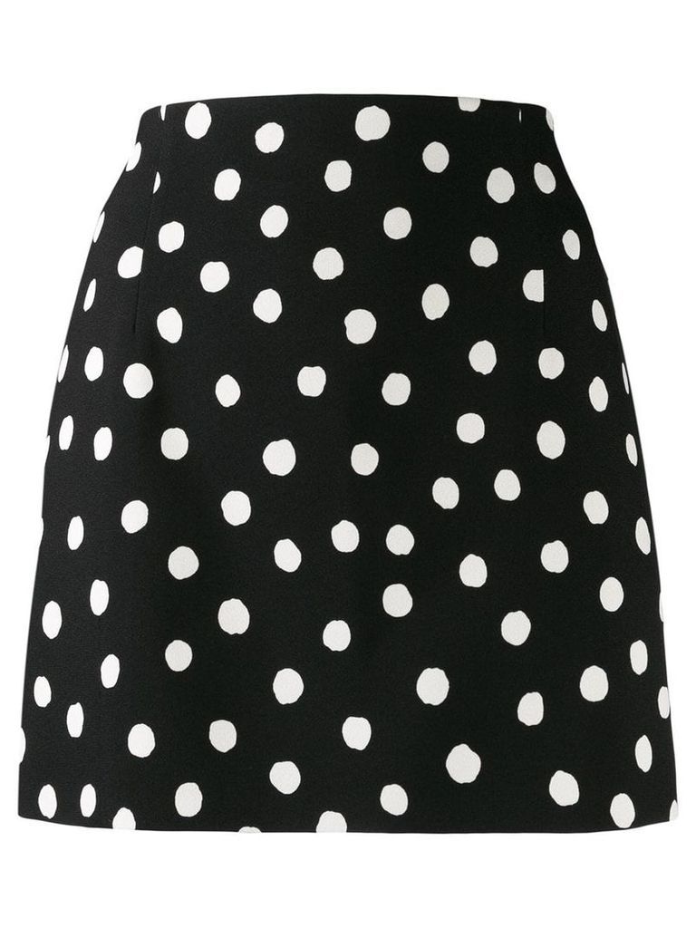 Saint Laurent polka dot skirt - Black