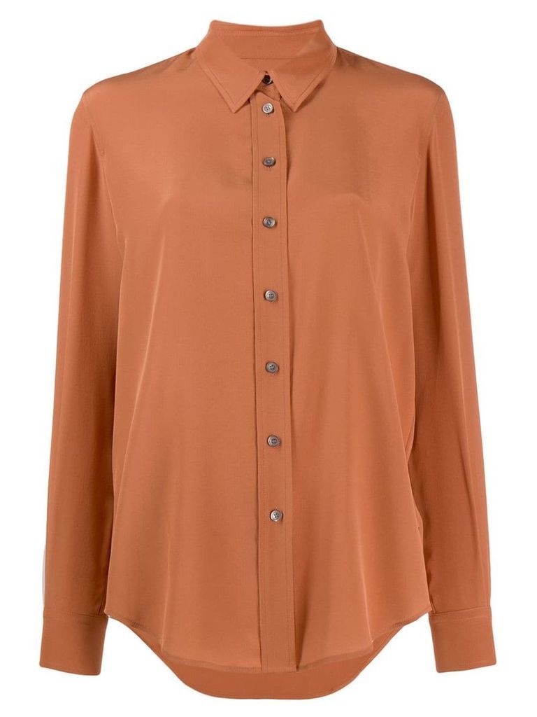 Calvin Klein long sleeved blouse - Brown