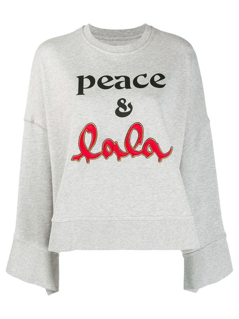 Lala Berlin logo sweatshirt - Grey