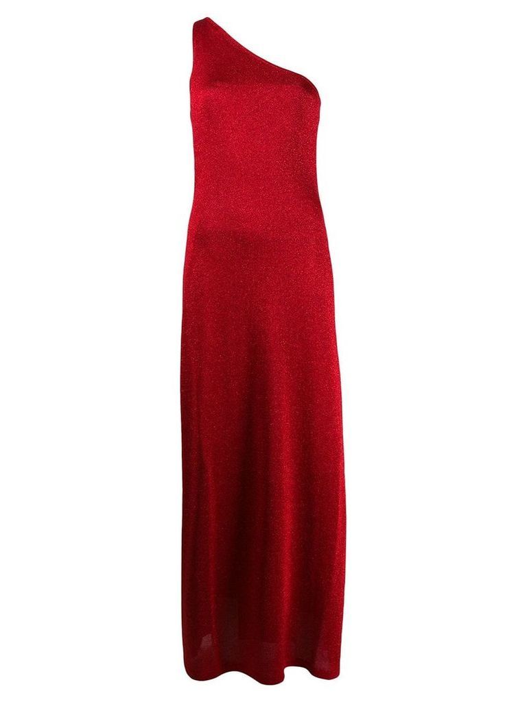 Missoni one-shoulder gown - Red