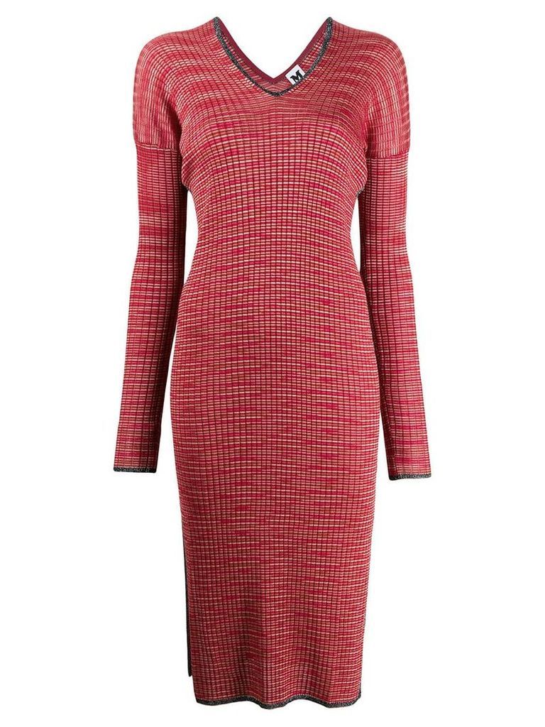 M Missoni ribbed-knit dress - Red