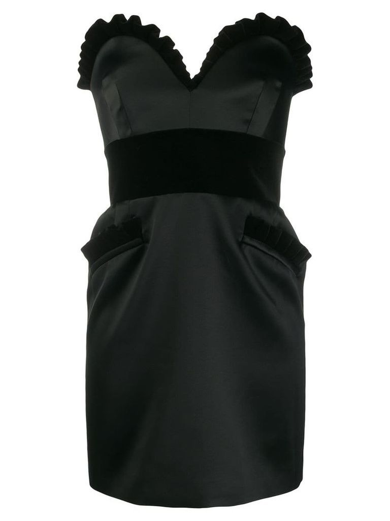 Moschino Enver bustier dress - Black