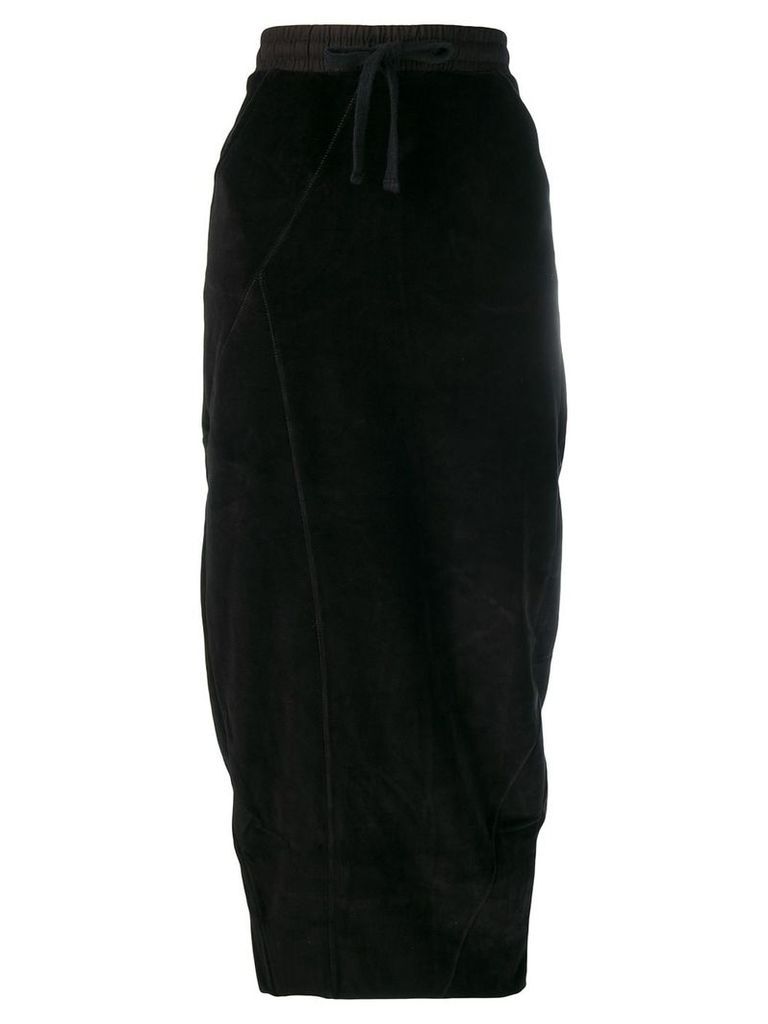 Thom Krom high waisted fitted skirt - Black