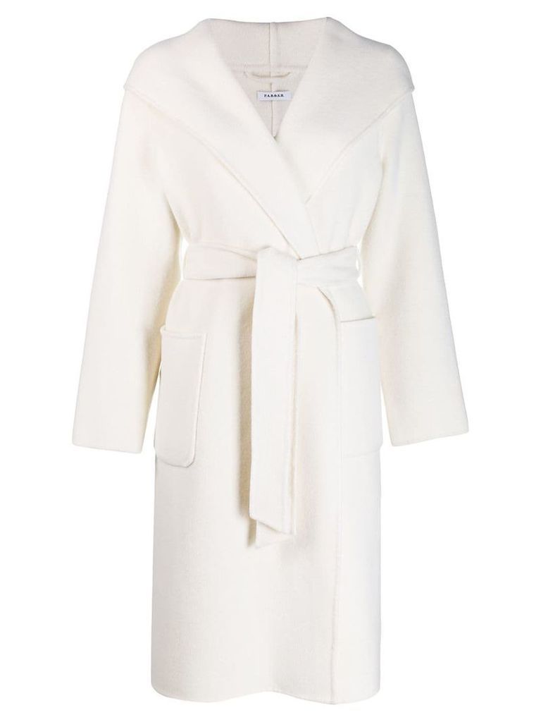 P.A.R.O.S.H. Lex robe coat - White