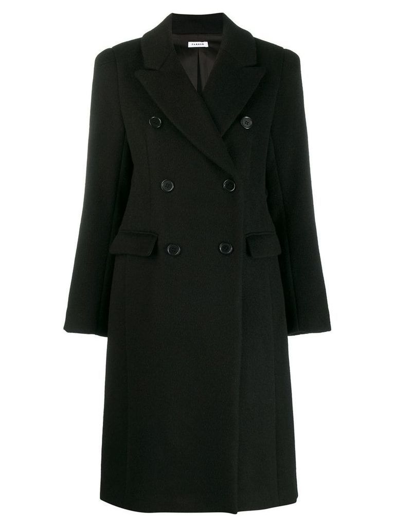 P.A.R.O.S.H. double breasted coat - Black