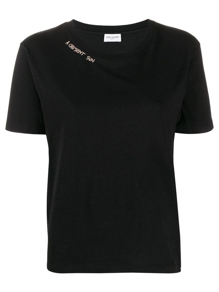 Saint Laurent logo T-shirt - Black
