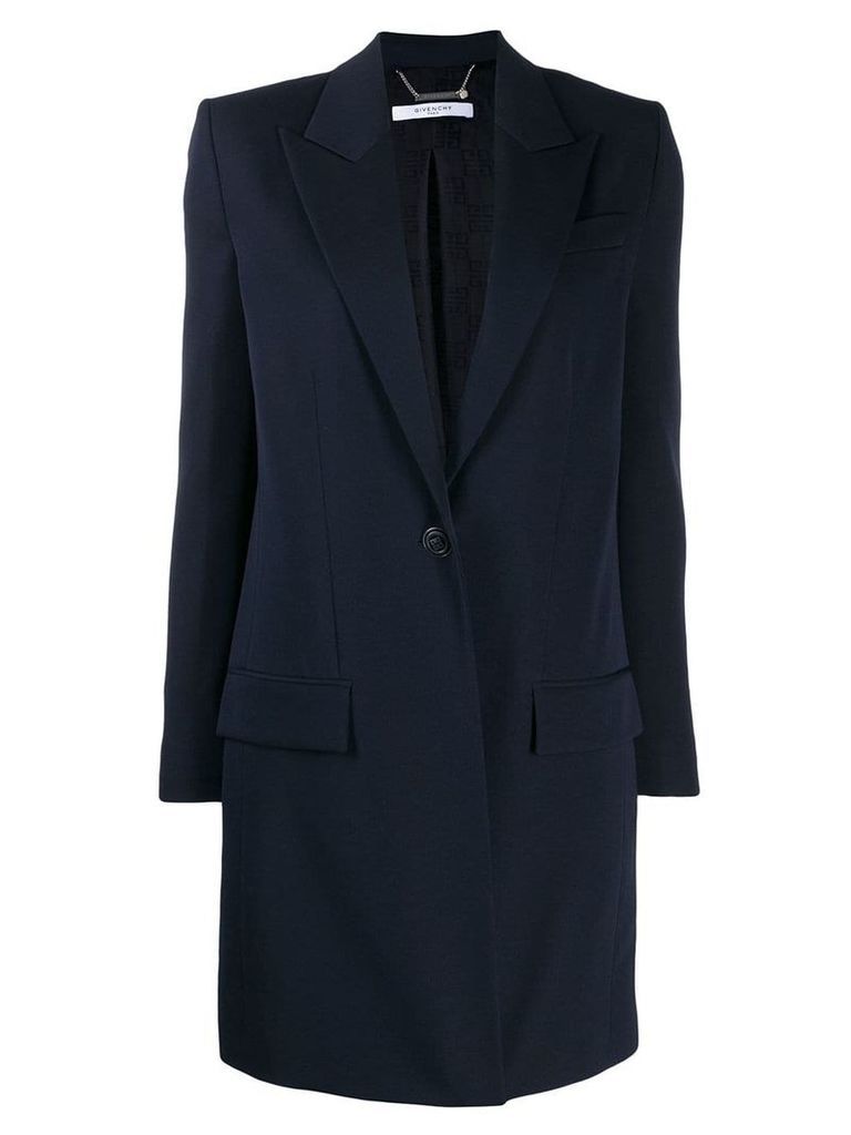 Givenchy long-line blazer - Blue
