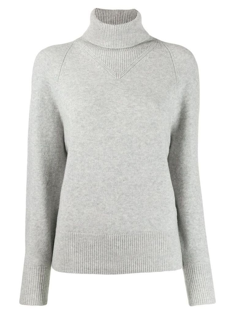 Joseph roll-neck knitted sweater - Grey