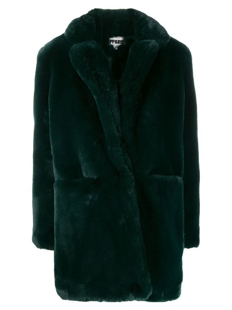Apparis Sophie mid-length coat - Green