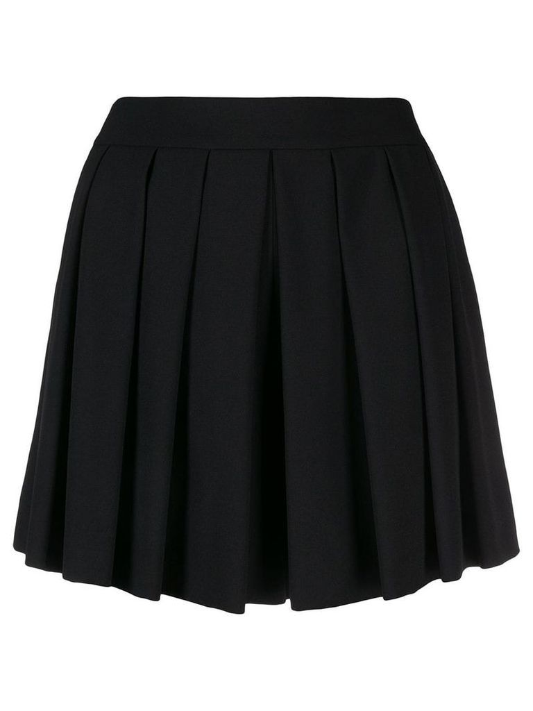 Boutique Moschino pleated mini skirt - Black