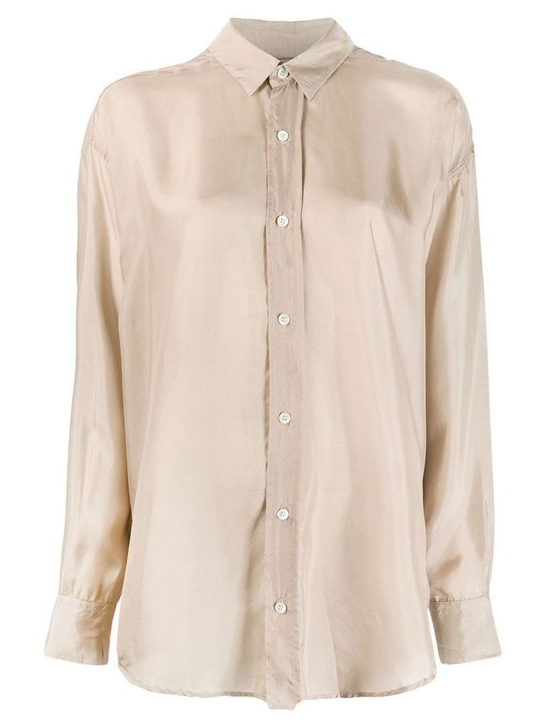 Katharine Hamnett London Nicola silk shirt - NEUTRALS