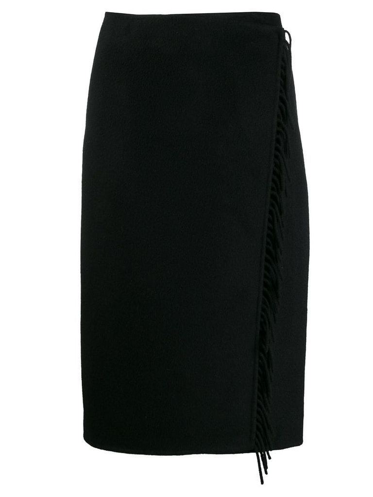P.A.R.O.S.H. fringed edge skirt - Black