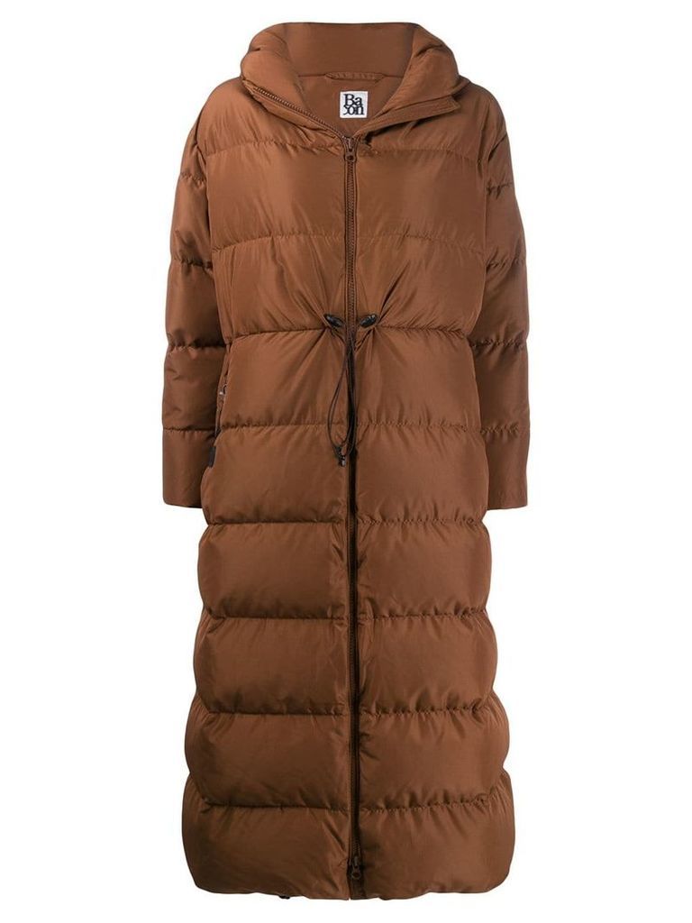 Bacon hooded padded coat - Brown