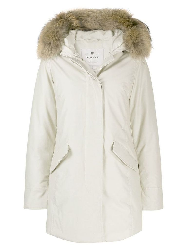 Woolrich hooded parka coat - Grey