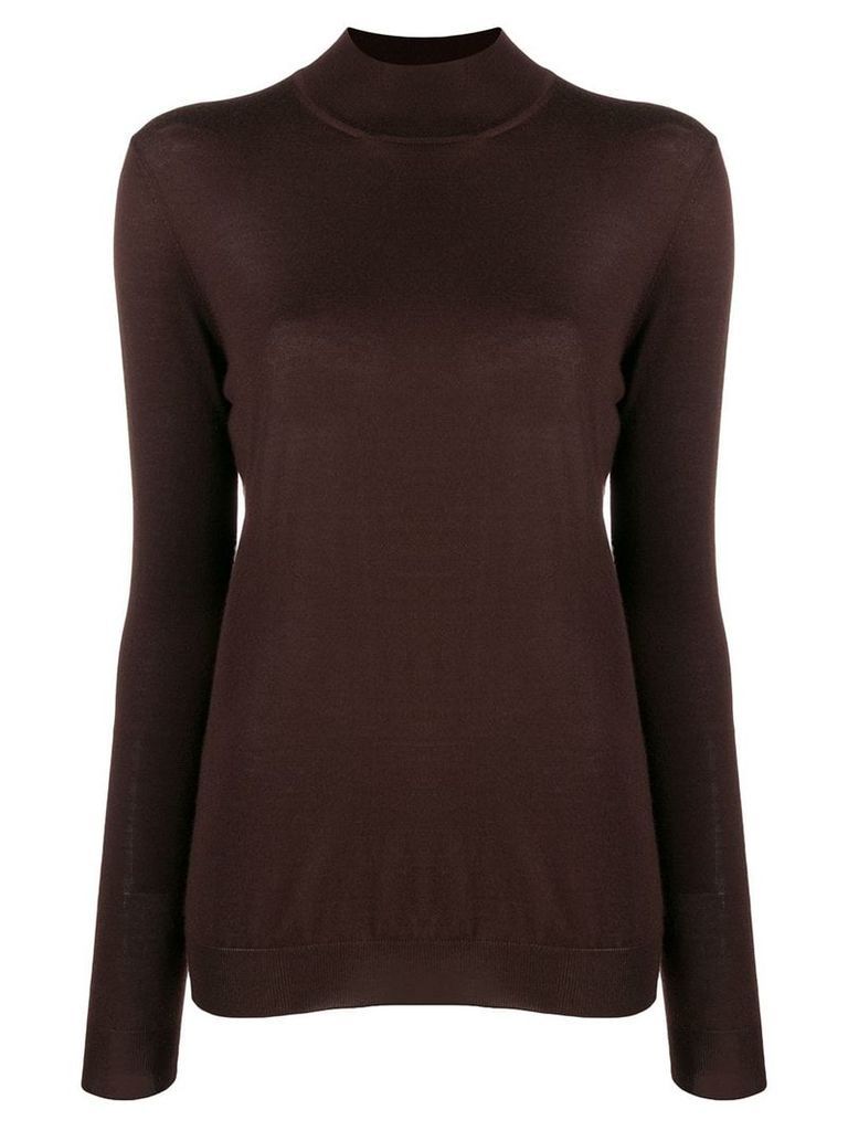 Tom Ford high-neck knit top - Brown