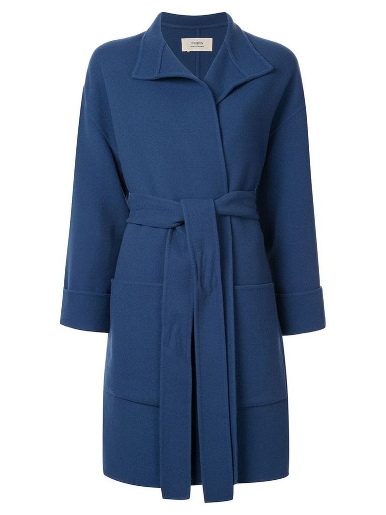 Ports 1961 tie waist coat - Blue