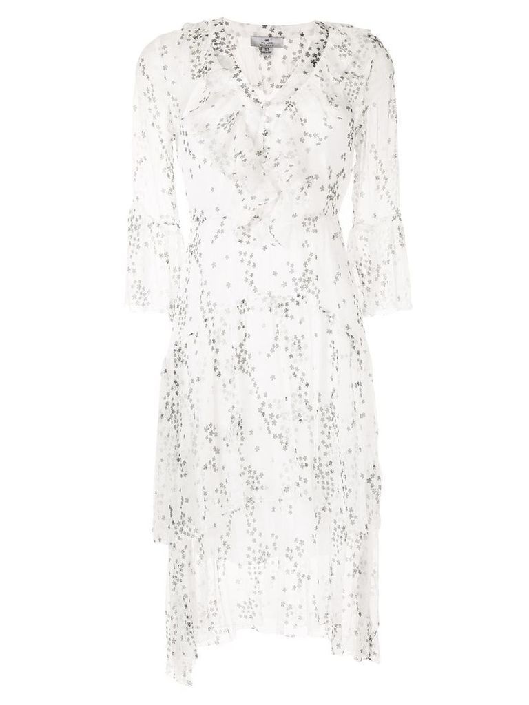 We Are Kindred Elle floral-print flounce dress - White