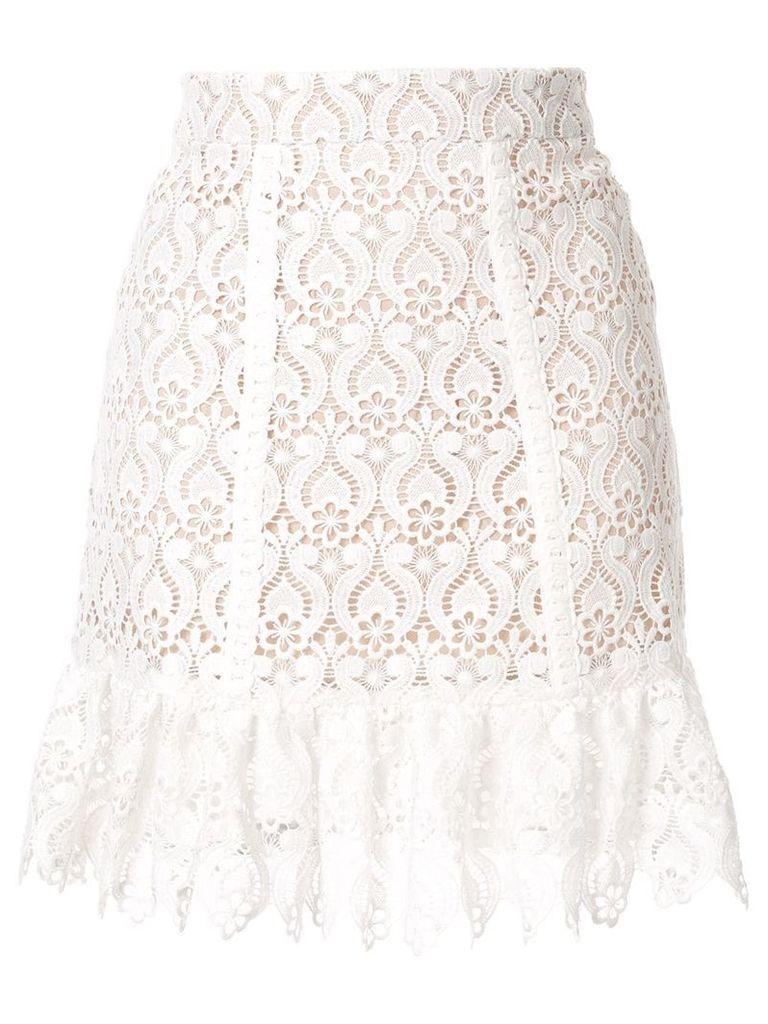 We Are Kindred Romily lace skirt - White