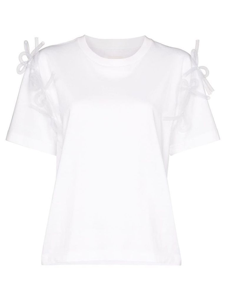 Shushu/Tong bow detail T-shirt - White