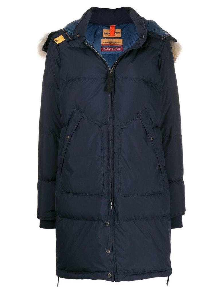 Parajumpers padded parka with removable hood - Blue