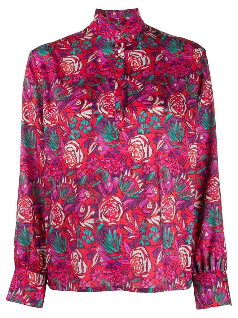Roseanna floral-print blouse - Red
