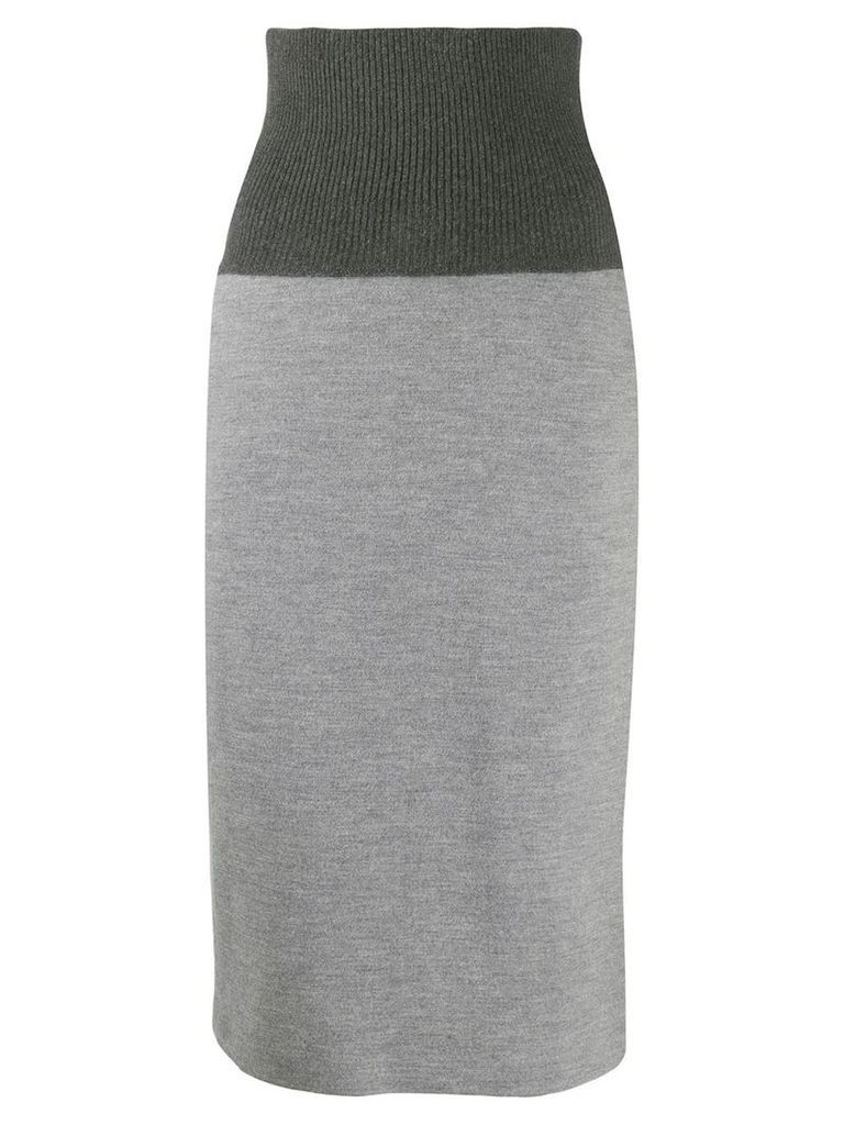 Fabiana Filippi high-waisted skirt - Grey