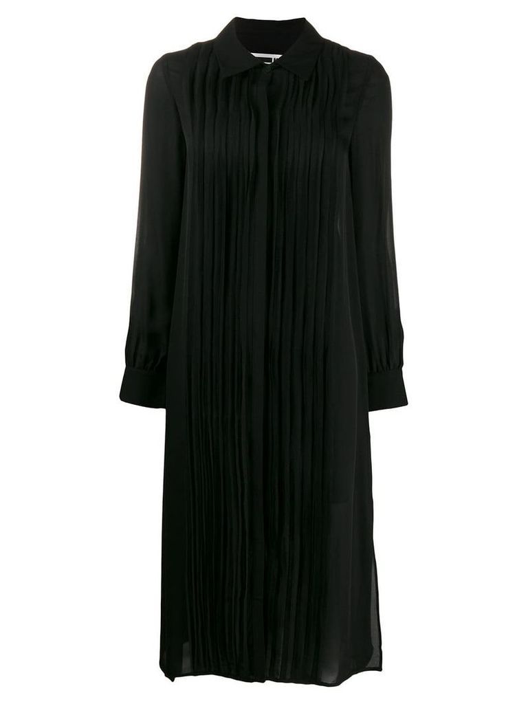 McQ Alexander McQueen pleated shirt dress - Black