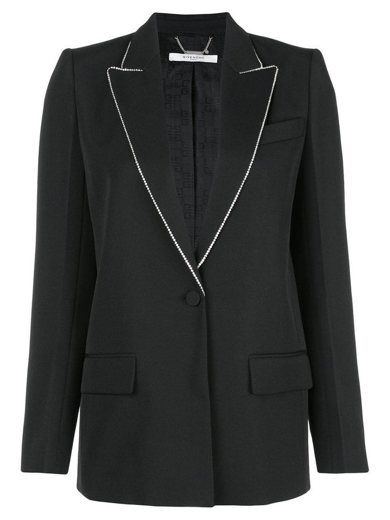 Givenchy embellished lapel blazer - Black