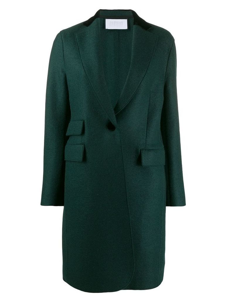 Harris Wharf London triple pocket wool coat - Green