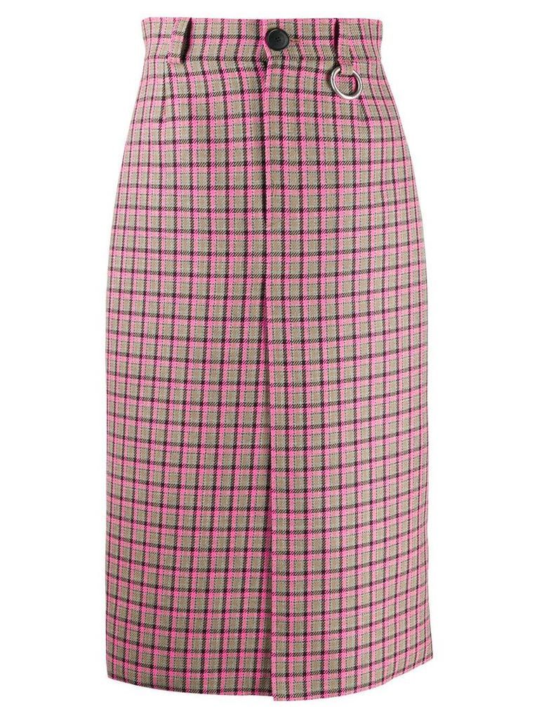 Balenciaga W pleat skirt - PINK