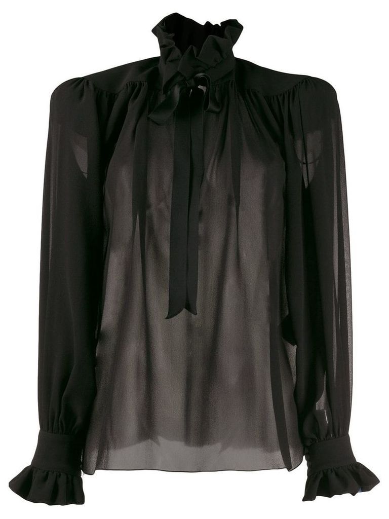Saint Laurent poet blouse - Black