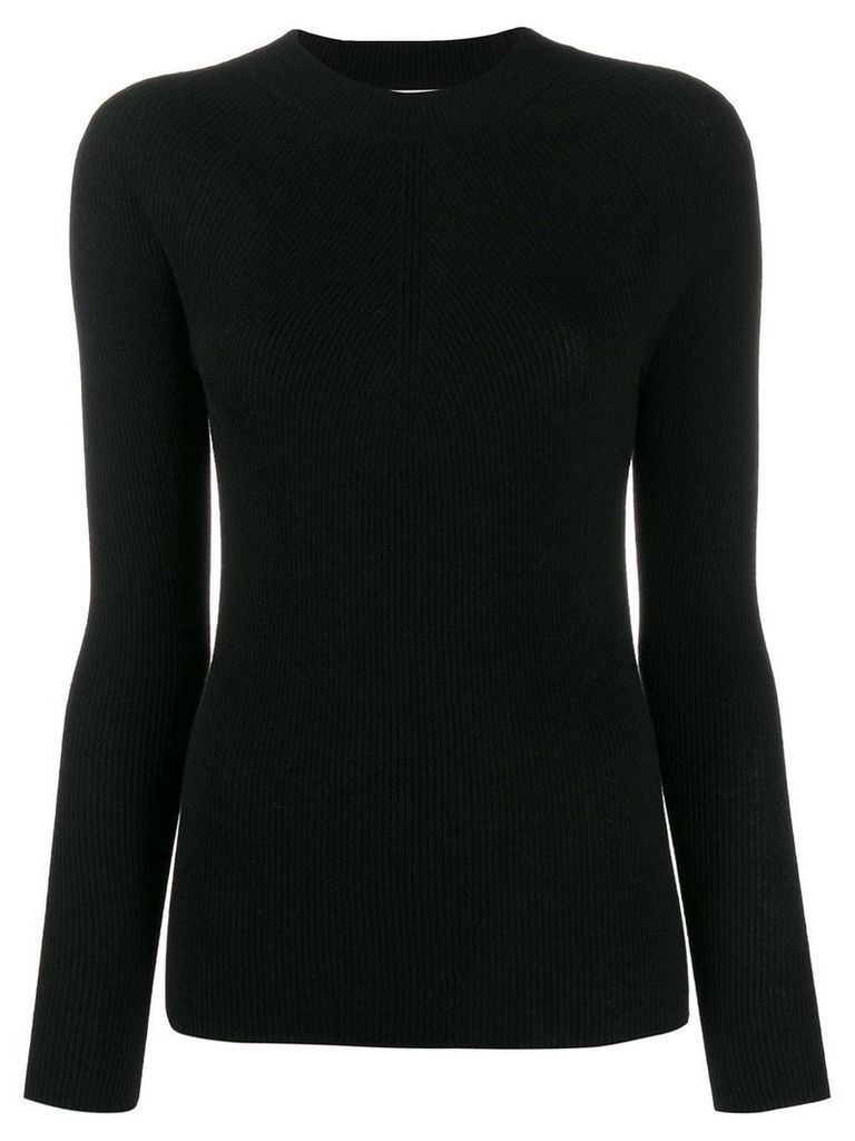 Stefano Mortari long-sleeve fitted sweater - Black