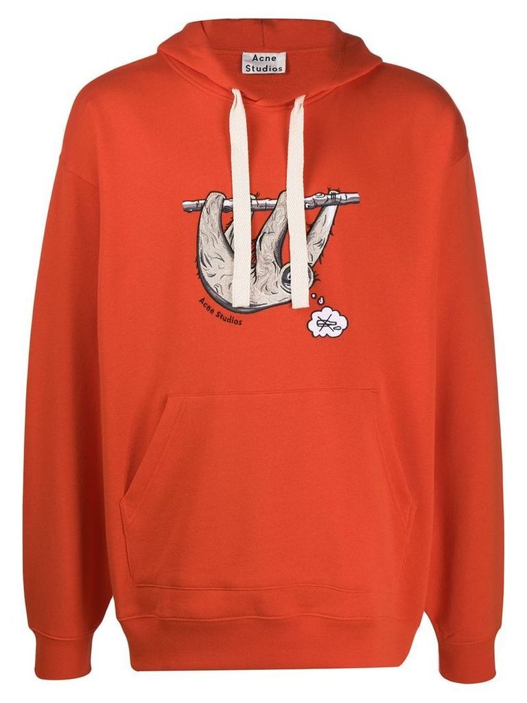 Acne Studios animal embroidered hoodie