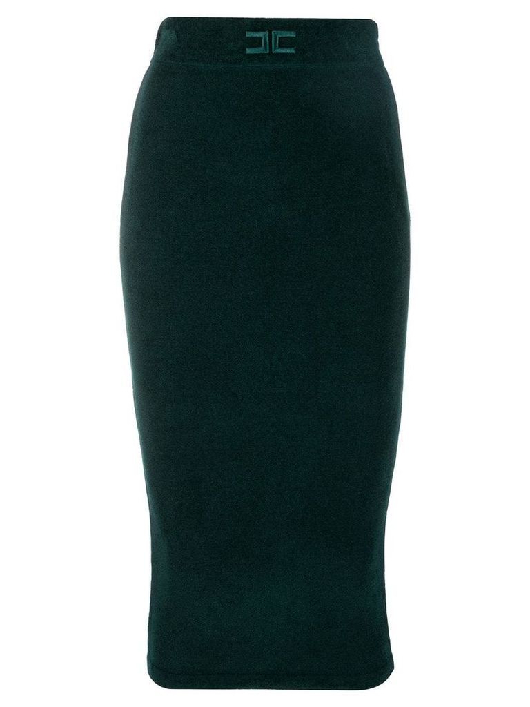 Elisabetta Franchi knitted tube pencil skirt - Green