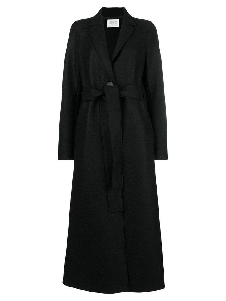 Harris Wharf London belted coat - Black