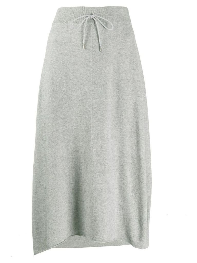 Fabiana Filippi knitted a-line skirt - Grey