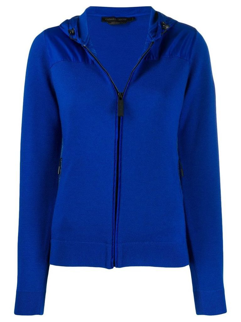 Canada Goose zipped hooded cardigan - Blue