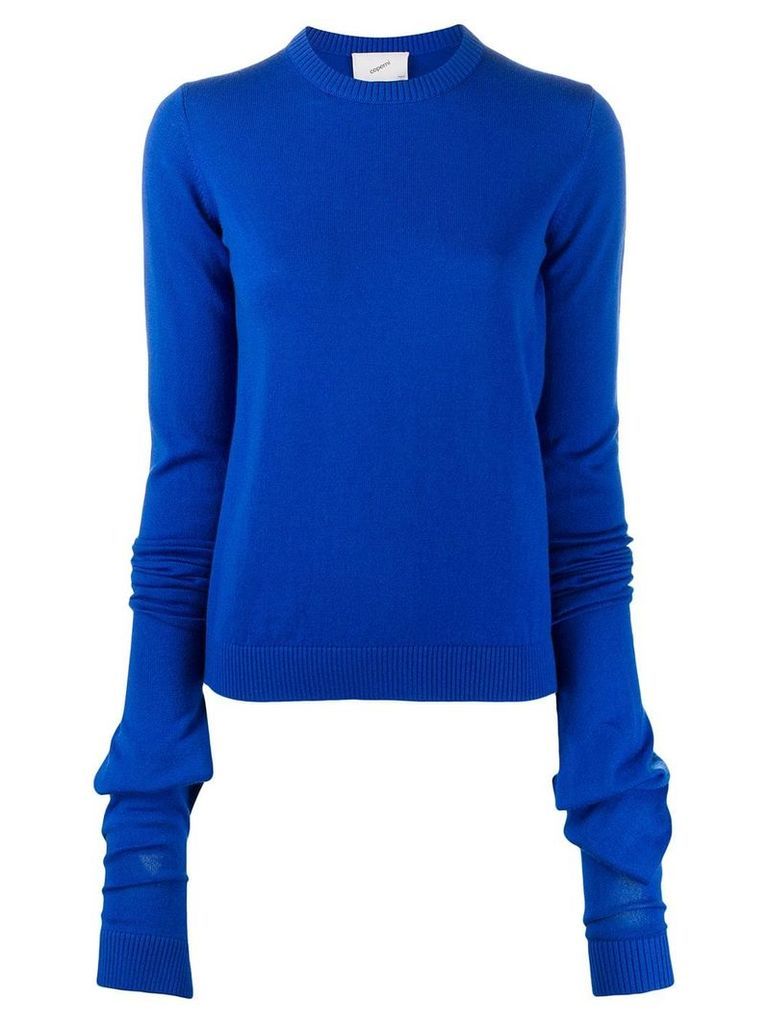 Coperni elongated-sleeve pullover - Blue