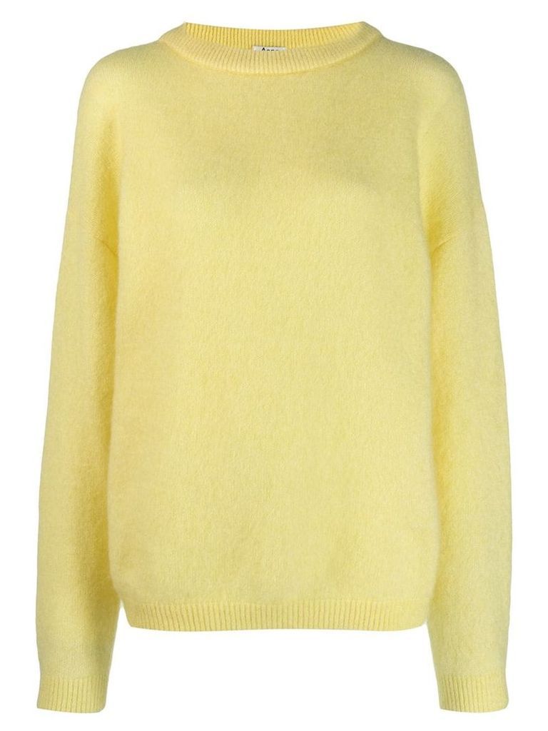 Acne Studios fluffy sweater - Yellow