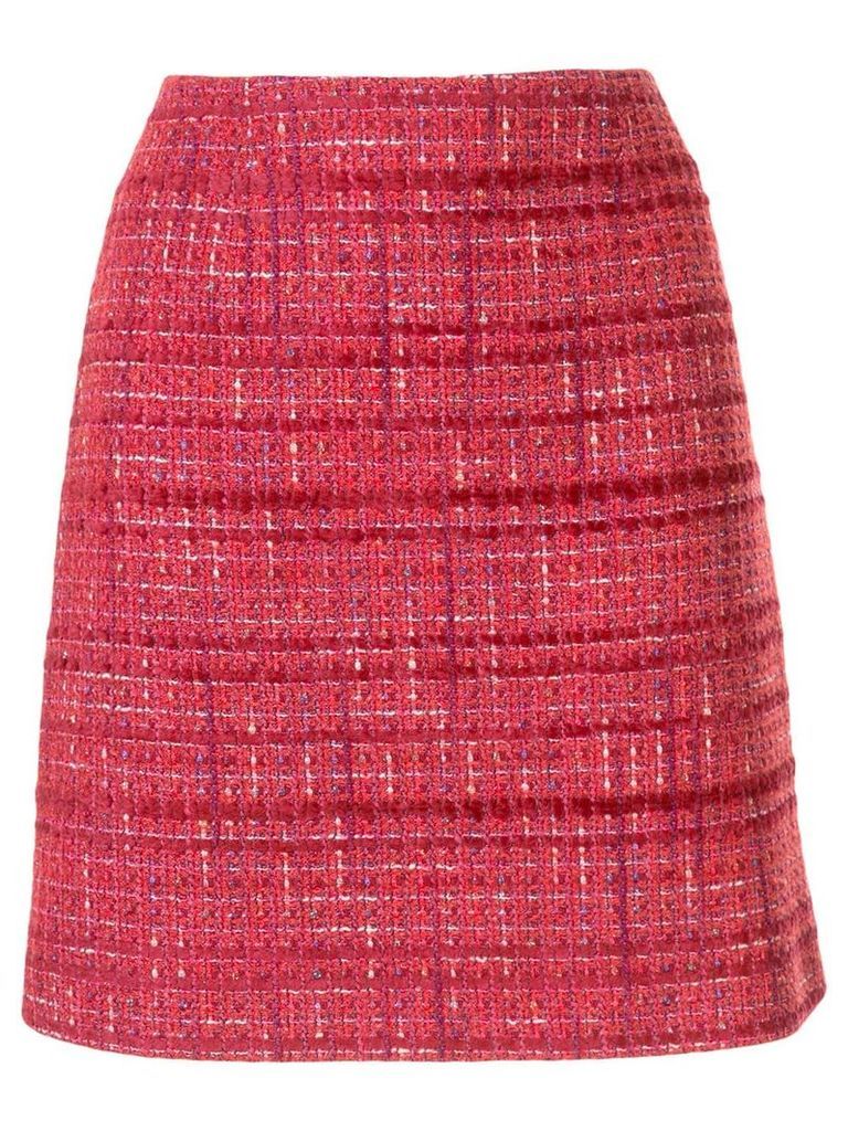 Paule Ka tweed mini skirt - Pink