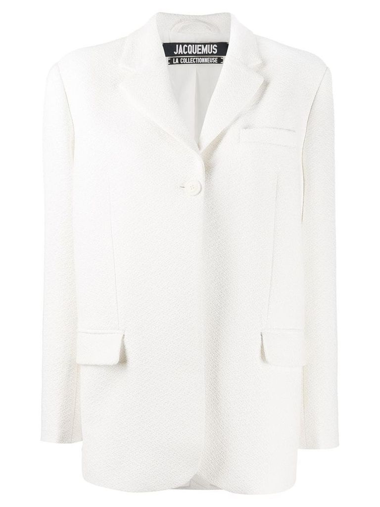 Jacquemus straight-fit blazer - White