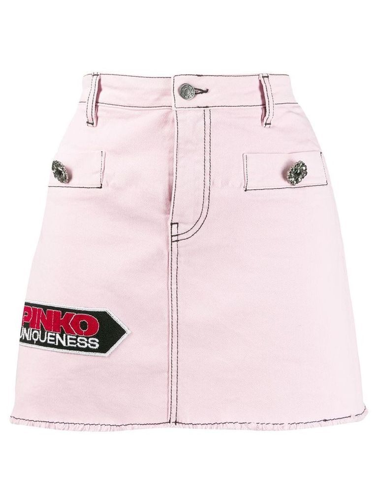 Pinko denim mini skirt